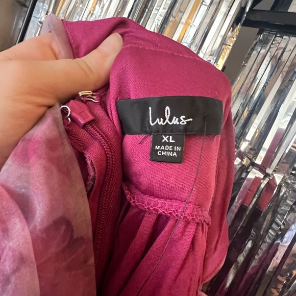 Lulu's Vibrant Pink Backless Dress - Picture 3 of 3